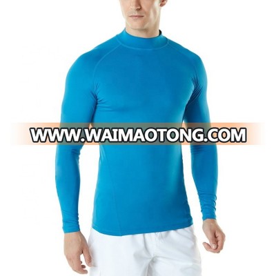 OEM high quality 4 ways super stretch rash guard mma factory mens compression shirts