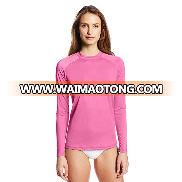 Lady sexy photo english rash guard printing dri fit shirts wholesale